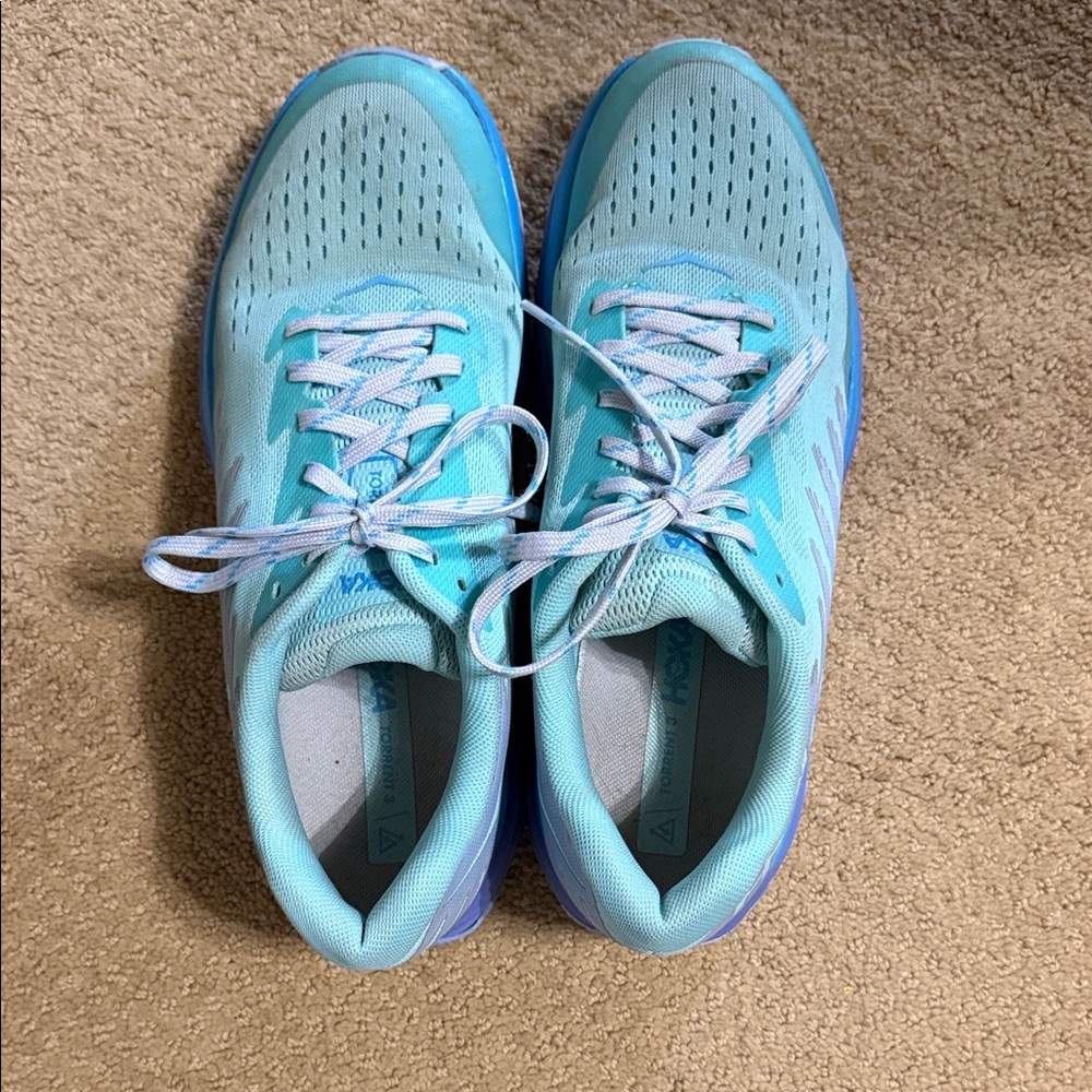 Hoka Women's Light Blue Athletic Shoes - Picture 3 of 5